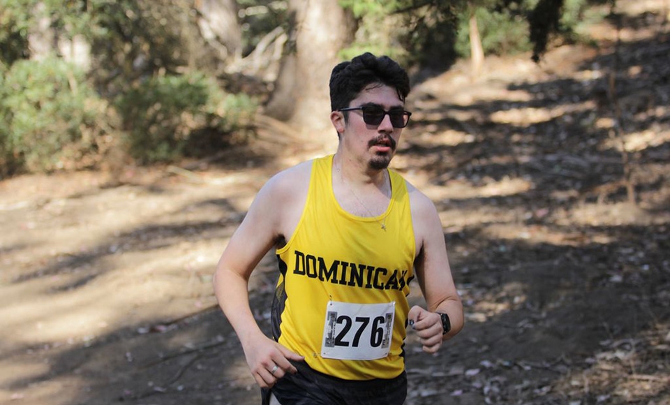 young man running